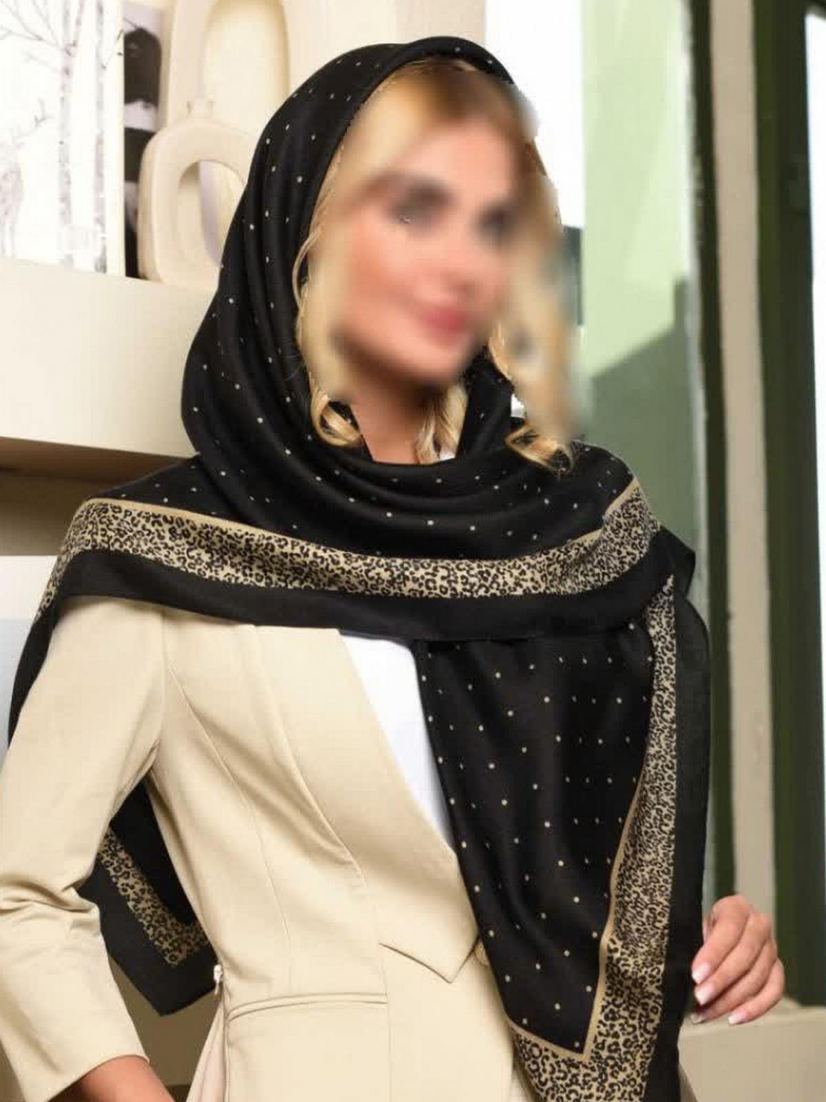 IMG_20260515_161649_373 - Copy - Copy - Copy روسری نخی طرح توپی مدل نرگس کد151 - تصویر 1