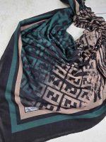 روسری نخی طرح دار کد 282 - تصویر 2
