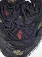 روسری نخی طرح برگ کد 271 - تصویر 2