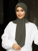 روسری مجلسی شاین دار مدل سرو - تصویر 2