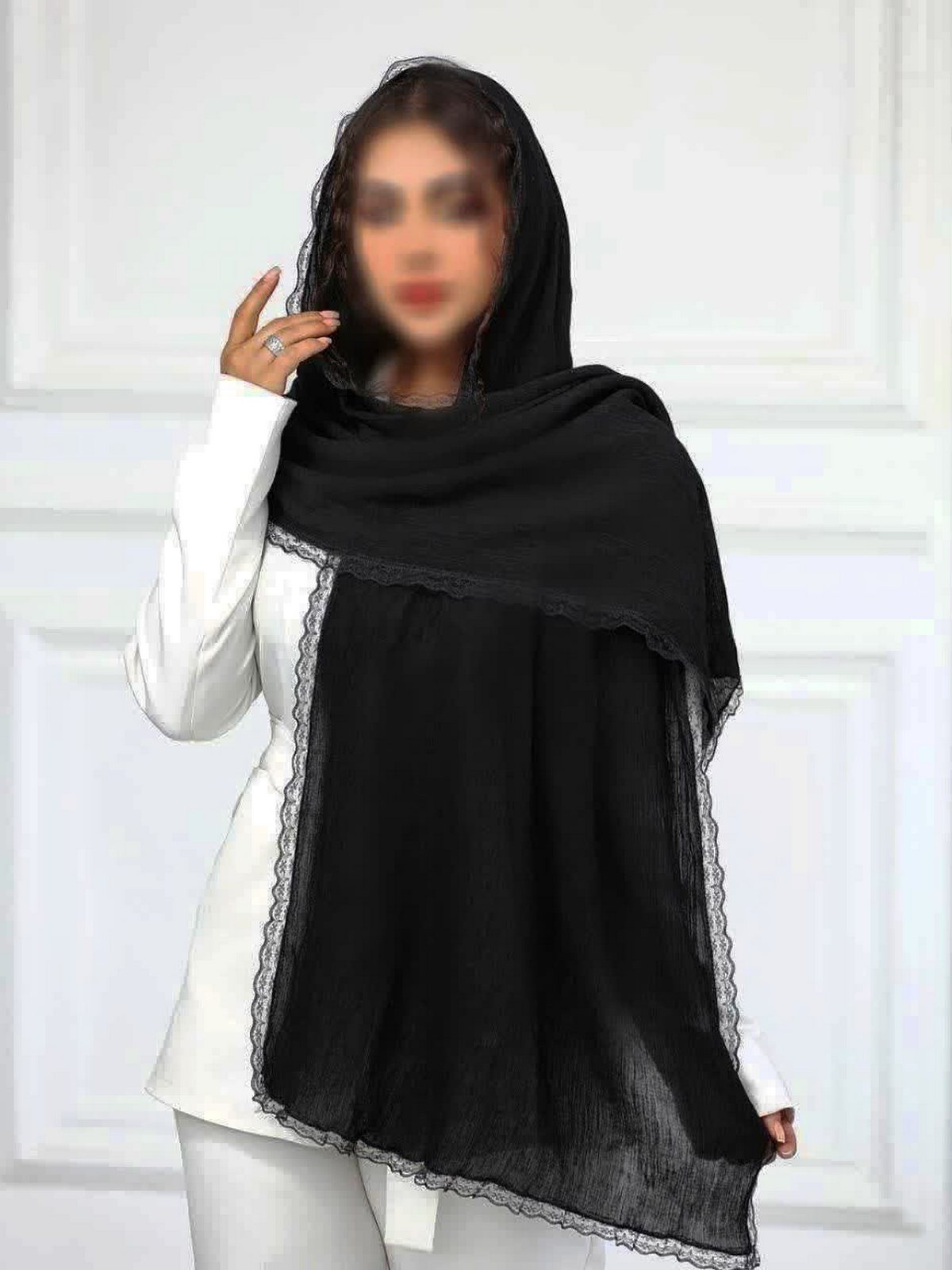 IMG_20260608_161524_378 شال وارداتی کریشه درختی دور دانتل کد 262 - تصویر 1