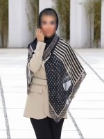 روسری نخی گارزا لبه دست دوز کد 297 - تصویر 2