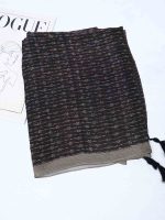 شال نخی لمه دار طرح پاپیون مدل کاترین کد 213 - تصویر 3