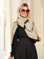 روسری نخی توپی کد 341 - تصویر 6