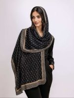 شال نخی پلیسه ریز کد 342 - تصویر 3
