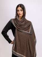 شال نخی پلیسه ریز کد 342 - تصویر 4